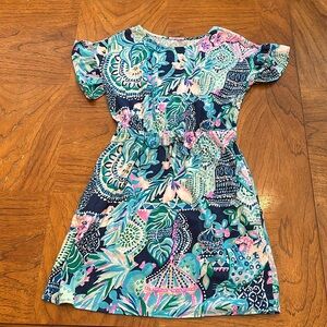 Girls Lilly Pulitzer dress, ties at waist